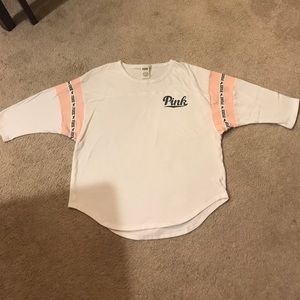 PINK Victoria Secret 3/4 sleeve shirt